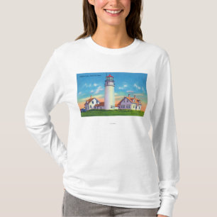 Camiseta Vista del faro de la montaña
