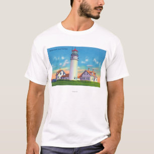 Camiseta Vista del faro de la montaña