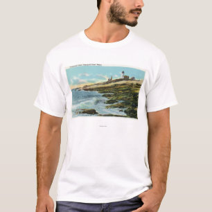 Camiseta Vista del faro de Pemaquid