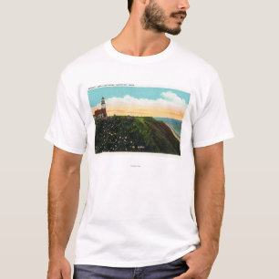Camiseta Vista del faro principal de Sankaty