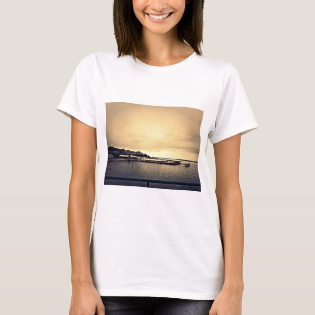 Camiseta Vista del ferry de Kingston (Anverso)