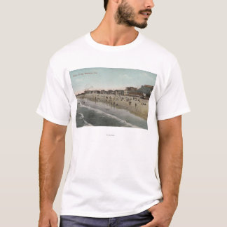 Camiseta Vista del frente de océano