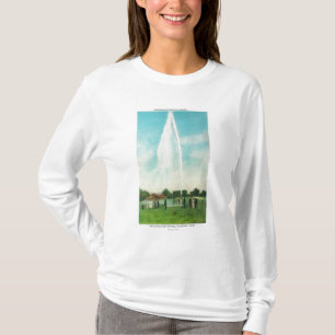 Camiseta Vista del géiser de Myrtledale en las aguas