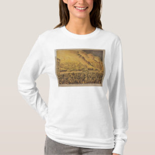Camiseta Vista del gran fuego de Chicago