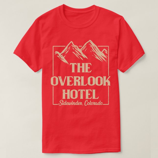 Camiseta Vista del Hotel Vintage (Diseño del anverso)