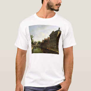 Camiseta Vista del Kloveniersburgwal en Amsterdam