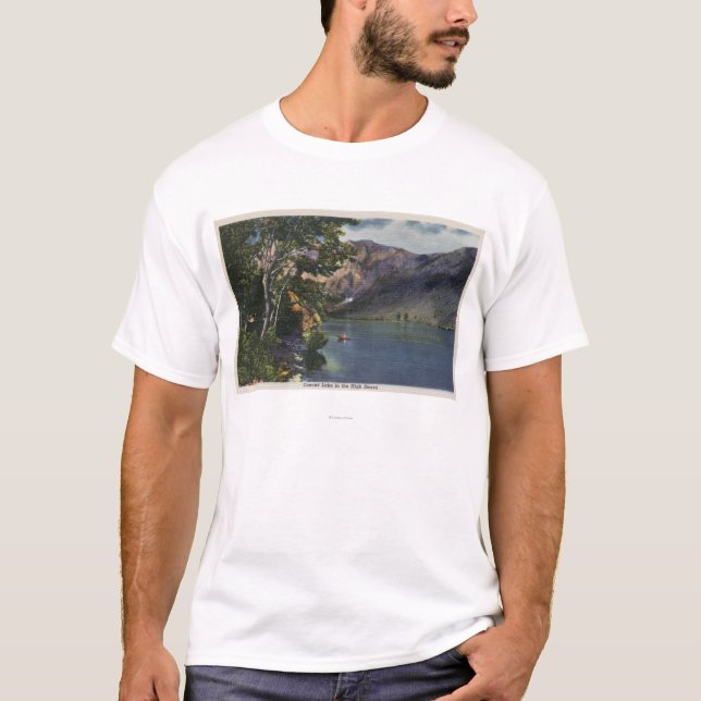 Camiseta Vista del lago Convict en High Sierra (Anverso)
