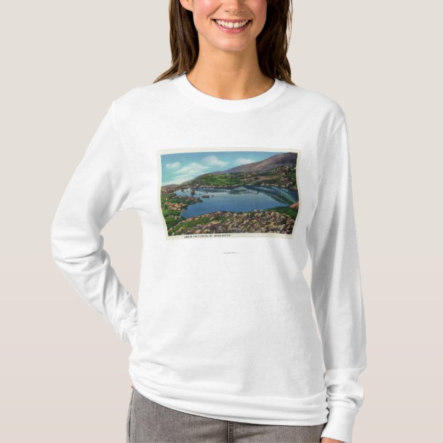 Camiseta Vista del lago de las nubes (Anverso)