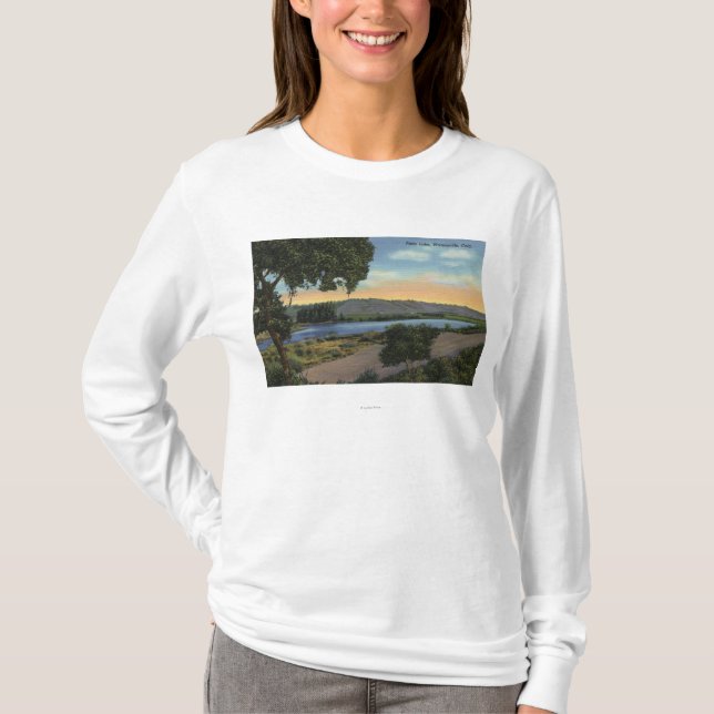 Camiseta Vista del lago Pinto (Anverso)