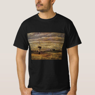 Camiseta Vista del mar en Scheveningen por Vincent van Gogh