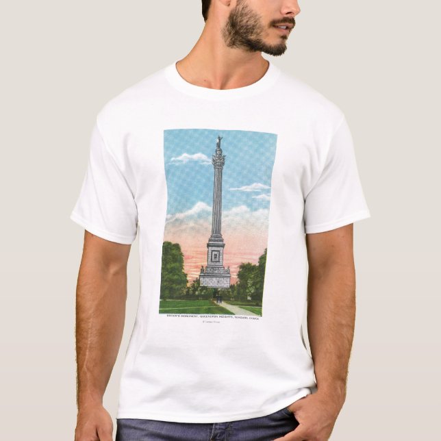 Camiseta Vista del monumento de Brock (Anverso)