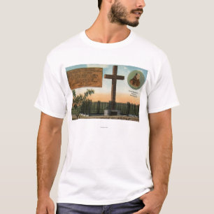 Camiseta Vista del monumento de Serra, ciudad vieja San