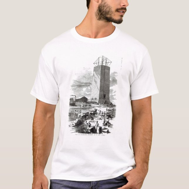 Camiseta Vista del monumento de Washington (Anverso)
