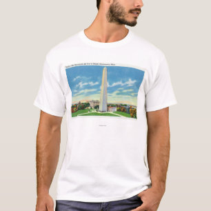 Camiseta Vista del monumento del Bunker Hill
