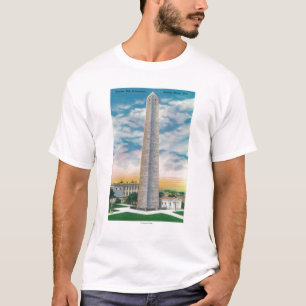 Camiseta Vista del monumento del Bunker Hill