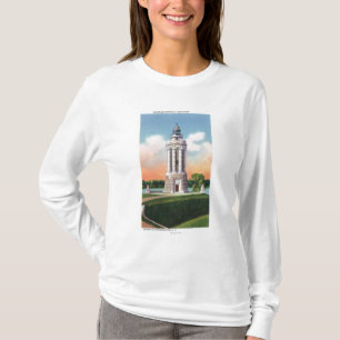 Camiseta Vista del monumento del monumento de Champlain
