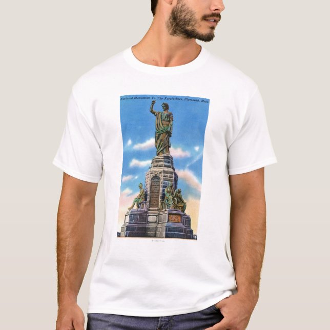 Camiseta Vista del monumento nacional a los antepasados de (Anverso)