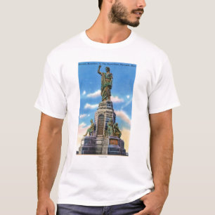 Camiseta Vista del monumento nacional a los antepasados de