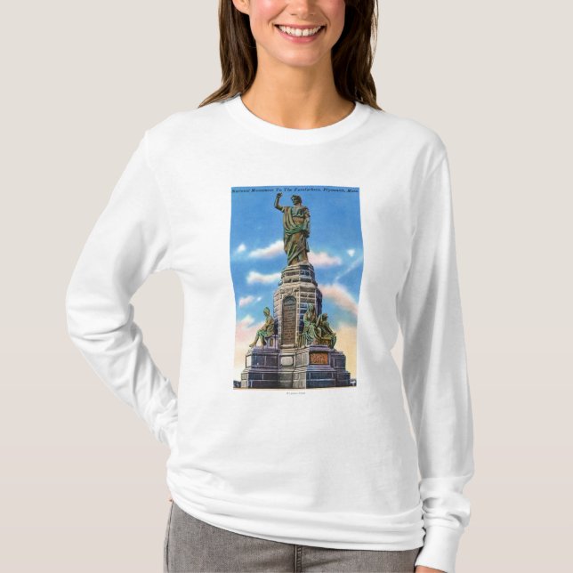 Camiseta Vista del monumento nacional a los antepasados de (Anverso)
