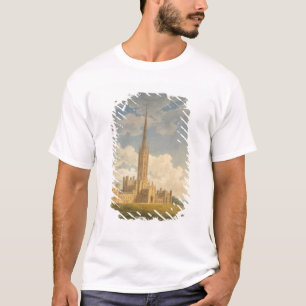 Camiseta Vista del noroeste de la abadía de Fonthill (w/c