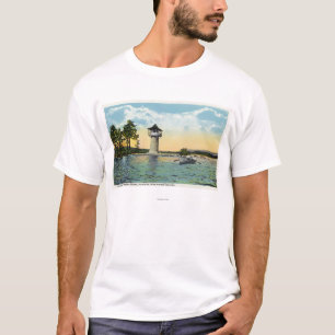 Camiseta Vista del observatorio del punto del eje,