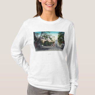 Camiseta Vista del olmo del oeste StreetLodi, CA