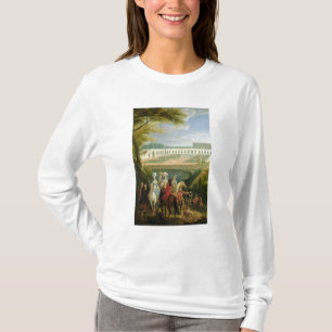 Camiseta Vista del Orangerie en Versalles, después de 1697