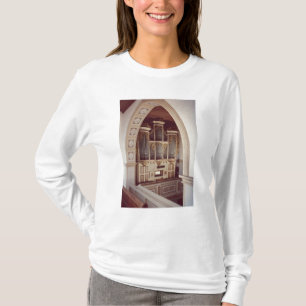 Camiseta Vista del órgano en la iglesia en Rotha