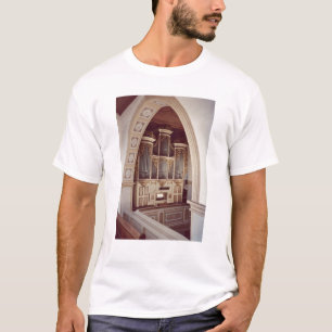 Camiseta Vista del órgano en la iglesia en Rotha