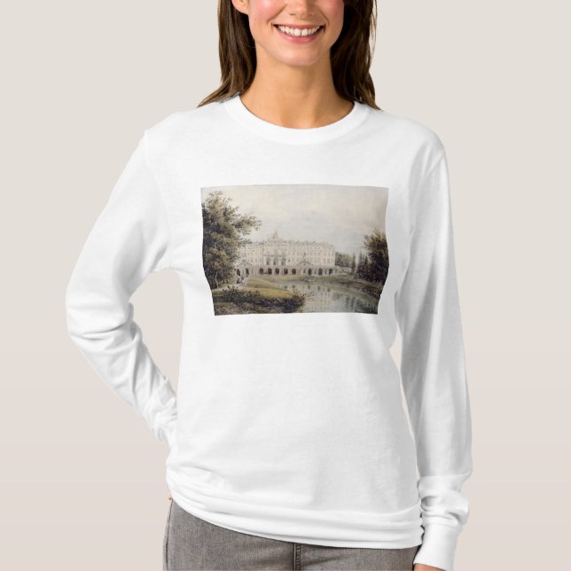 Camiseta Vista del palacio de Strelna cerca de St (Anverso)