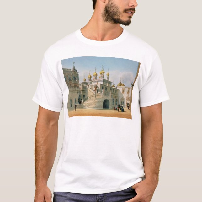 Camiseta Vista del palacio del boyardo en la Moscú el (Anverso)