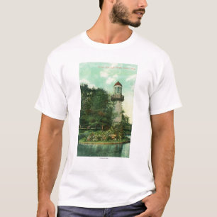 Camiseta Vista del parque LighthouseDetroit, MI de Palmer