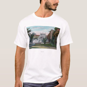 Camiseta Vista del paseo del Tickler en el parque de Idora