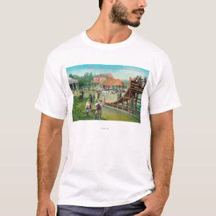 Camiseta Vista del patio de los niños