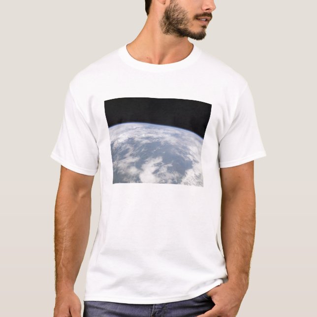 Camiseta Vista del planeta Tierra desde el espacio (Anverso)