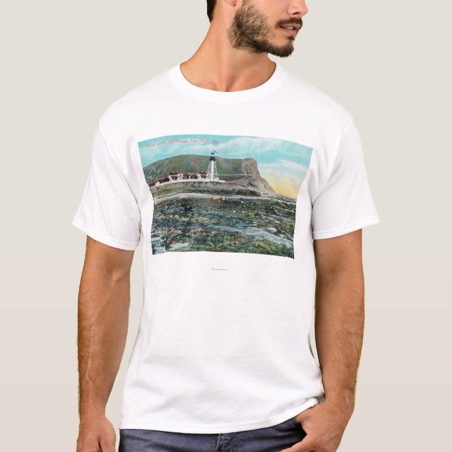 Camiseta Vista del Point Loma LighthouseSan Diego, CA (Anverso)