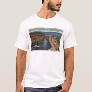 Camiseta Vista del pote del diablo y de los acantilados de