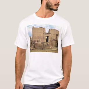 Camiseta Vista del primer pilón del templo de Horus