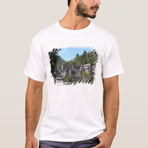 Camiseta Vista del pueblo medieval (foto)