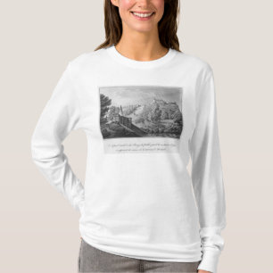 Camiseta Vista del puente de Cacault y del pueblo de