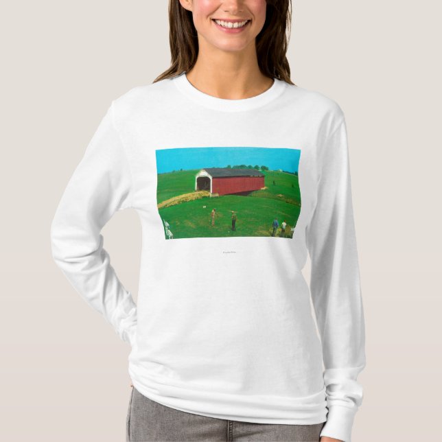 Camiseta Vista del puente de Catlin (Anverso)