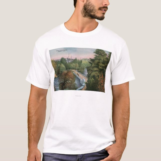 Camiseta Vista del puente de la isla de Luna (Anverso)