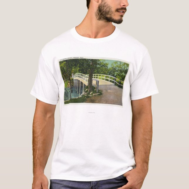 Camiseta Vista del puente del norte viejo (Anverso)