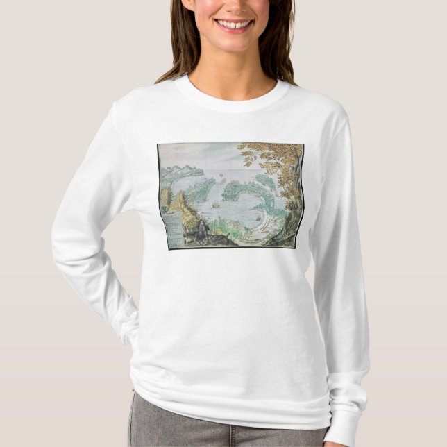 Camiseta Vista del puerto de Acapulco (Anverso)