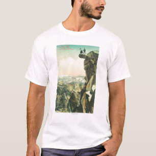 Camiseta Vista del punto del glaciar que mira sobre