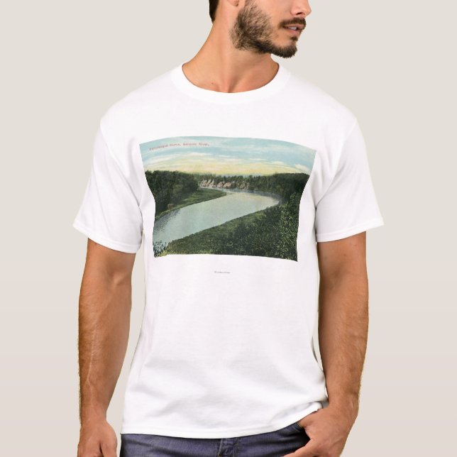 Camiseta Vista del río de Genesee (Anverso)