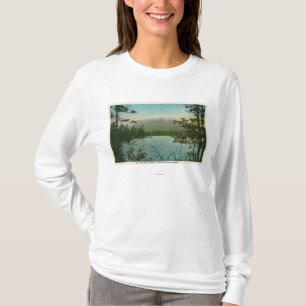 Camiseta Vista del soporte Katahdin, el pico más alto en