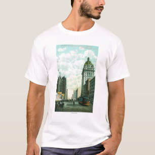 Camiseta Vista del St del mercado cerca del 3ro y de Kearny