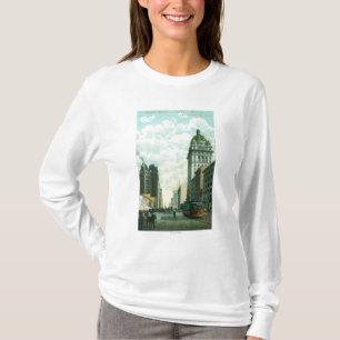 Camiseta Vista del St del mercado cerca del 3ro y de Kearny