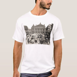 Camiseta Vista del teatro de la ópera de París, 1890-99